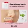COSRX AC Collection Acne Patches: Invisible Hydrocolloid Spot Treatment, 26 Oval Patches