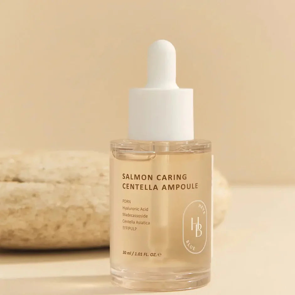 HEVEBLUE – Ampoule apaisante au saumon et à la centella - 30 ml