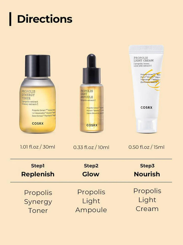 COSRX- Kit découverte Honey Glow