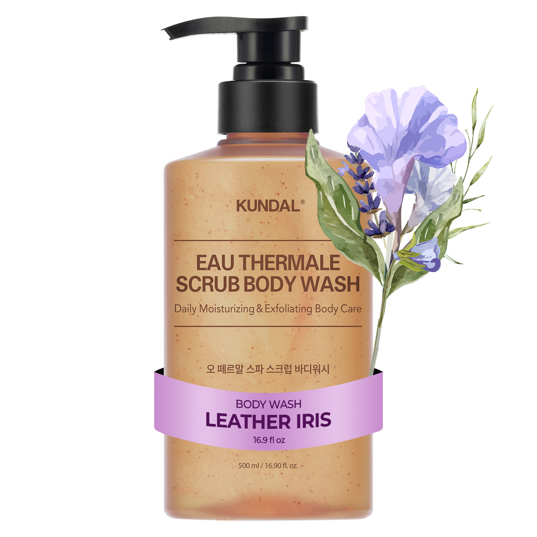 Kundal - Scrub Body Wash Leatehr Iris - 500 ml