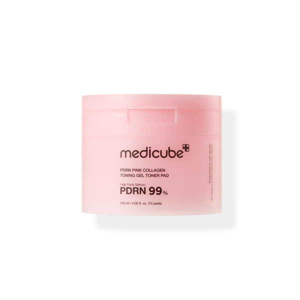 Medicube - PDRN pink collagen toning gel toner pad - 70 pads