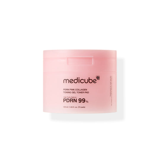 Medicube - PDRN pink collagen toning gel toner pad - 70 pads