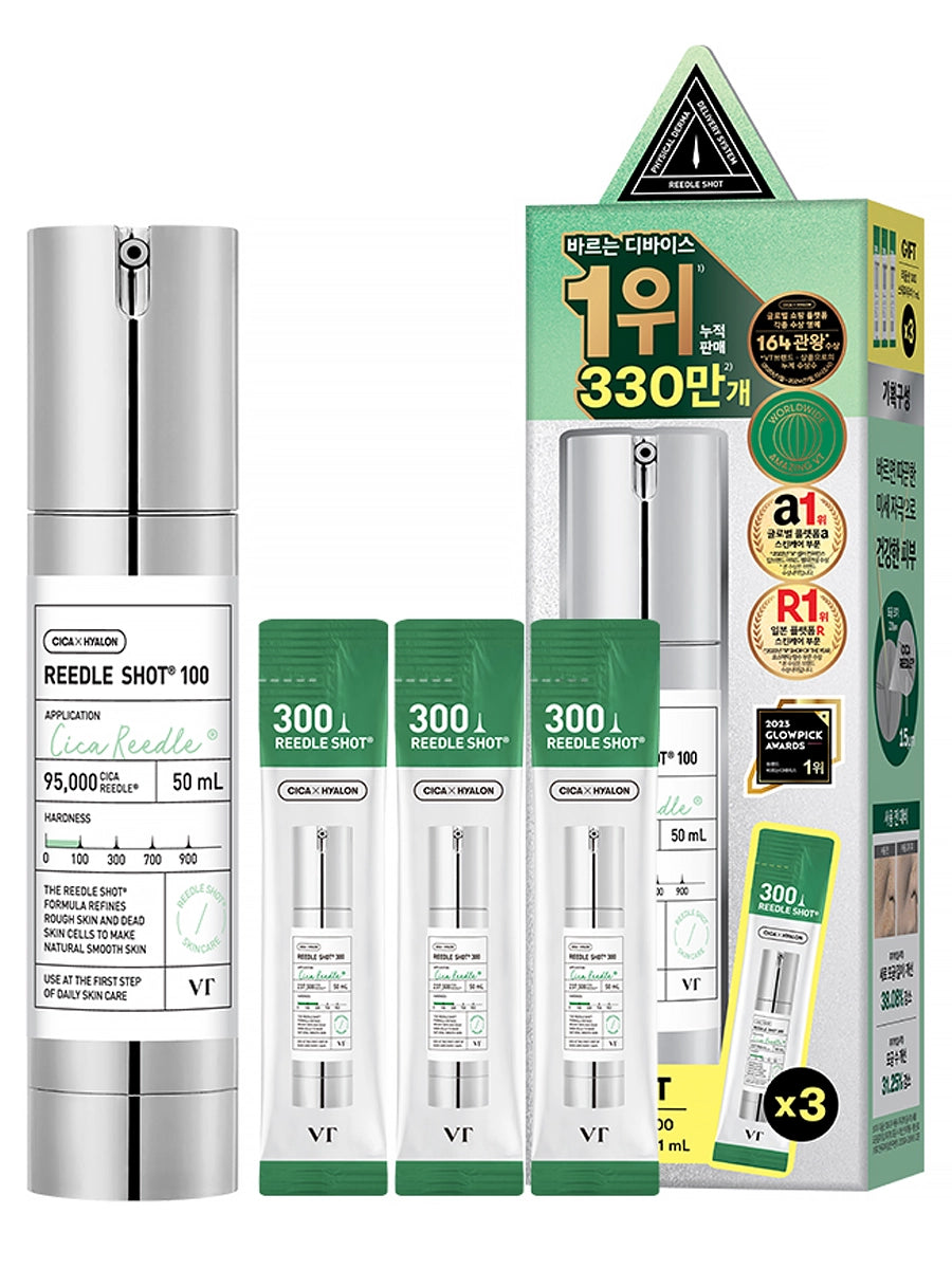 VT COSMETICS - REEDLE SHOT 100 (+REEDLE SHOT 300 1ML*3EA)