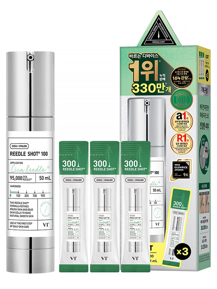 VT COSMETICS - REEDLE SHOT 100 (+REEDLE SHOT 300 1ML*3EA)