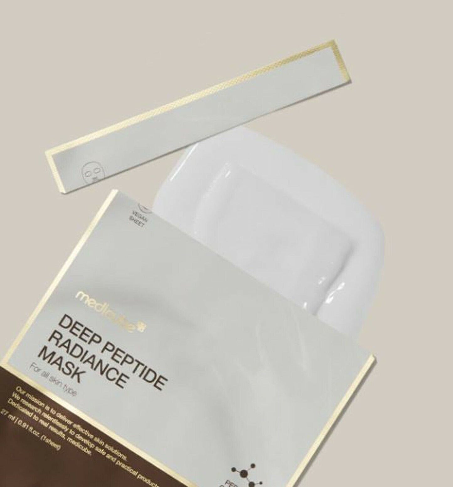 medicube - Masque éclat Deep Peptide – 27 ml
