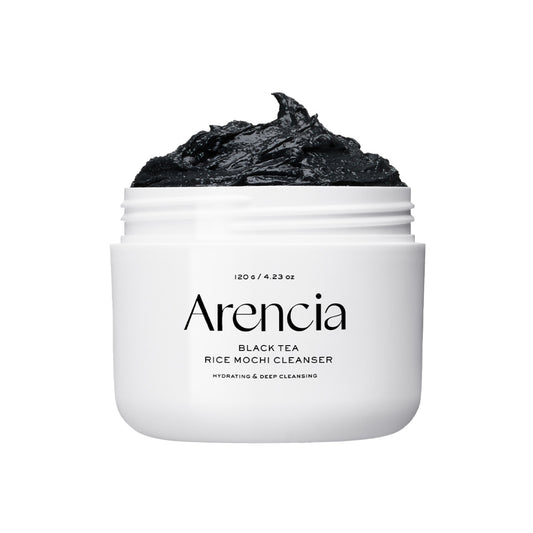 Arencia - Nettoyant Visage Black Tea & Yuzu Rice Mochi – 120 g