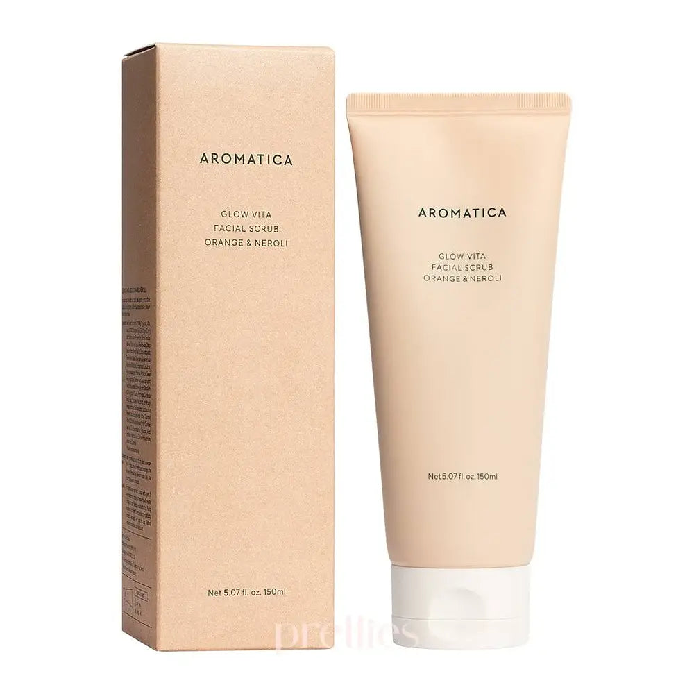 Aromatica - Gommage Visage Éclat Glow Vita à l’Orange & au Néroli – 150 ml