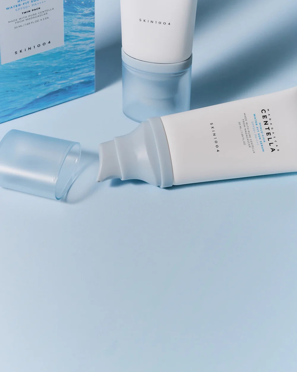 SKIN1004 - Duo Sun Serum Hydratant Hyalu-Cica SPF50+ – 50 ml