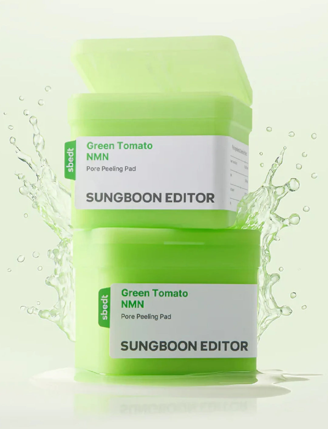Sungboon Editor Green Tomato NMN Pore Peeling Pad - 170ml(60pcs)